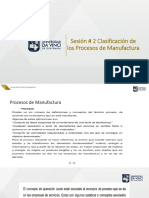 Clasificación de Los Procesos de Manufactura