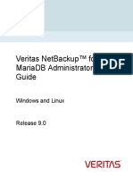 Veritas Netbackup™ For Mariadb Administrator'S Guide: Windows and Linux
