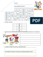 Prueba Diagnóstico de Matemática Segundo 2022