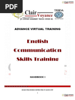 Virtual Training Handbook I - English Communication Skill Training