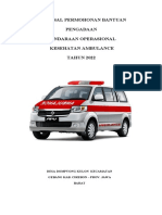 Proposal Bantuan Ambulance Dompyong Kulon