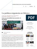 La Política Migratoria en México _ Foreign Affairs Latinoamérica