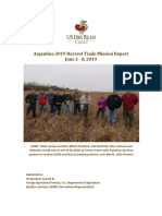 Argentine Dry Bean Harvest Trade Mission Report 2019