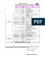 Jadwal Kegiatan Persami