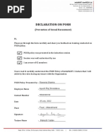 POSH Committee Meeting Minutes Template | PDF | Sexual Harassment