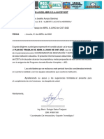 Plan de Trabajo de Cist-2022 - Abril-Junio