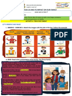 Covid-19 and Its Impact On Our Family: Activity 1: This Is My Family