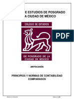 Antología Principios y Normas de Contabilidad Comparados