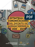 Plan Estratégico de Comunicaciones 2020-2023