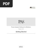 Getting Started Pas Software