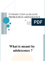 Introduction & Health Problems in Adolescence