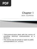 BASIC TELEPHONY (Full Chapter)