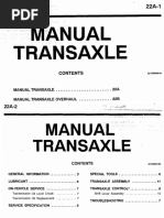 22A Manual Transaxle