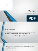 More Circles and Parabolas