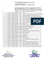 THANTHAI HANS ROEVER COLLEGE EXAM SCHEDULE