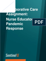 Collaborative Care Assignment Nurse Educator Pandemic Response 8.17.21