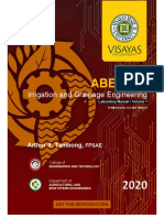 ABEn 156 - Irrigation and Drainage Engineering - Laboratory Manual Volume 1 - Arthur Tambong 9-28-2020