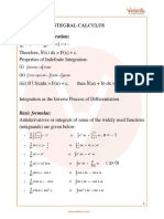 Tabel de Integrale Nedefinite | PDF
