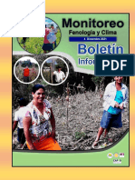 Comportamiento de lluvias y plagas en etapas fenológicas del frijol en municipios de Jinotega