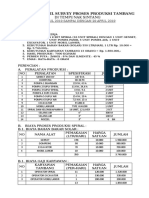 Laporan Hasil Survey Proses Produksi Tambang Di Tempunak Sintang