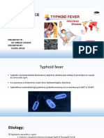 Typhoid Fever Presentation