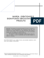 Marca: Identidade E Significado Emocional Do Produto