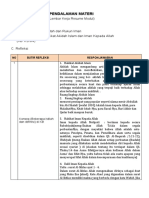 LK-Resume PENDALAMAN MATERI-KB 1 Modul Akidah Dan Rukun Islam