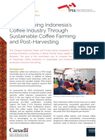 Strengthening Indonesia's Coffee Industry Through Sustainable Coffee Farming and Post-Harvesting