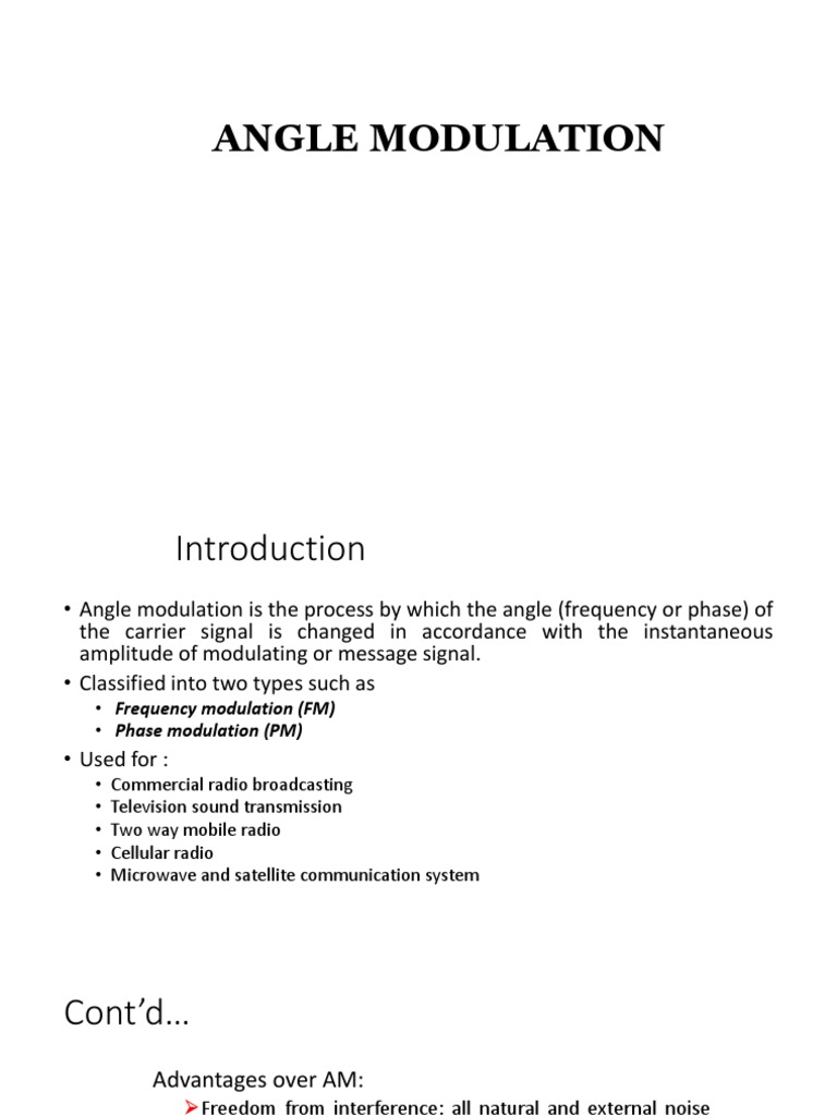 Modulation Part 2 Fm Download Free Pdf Frequency Modulation
