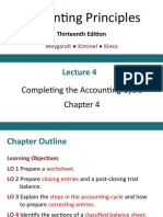 Lecture 4 - Completing The Accounting Cycle