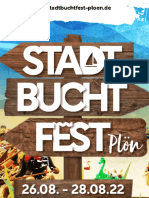 Stadtbuchtfest Plön Flyer