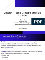 Basic Fluid Mechanics Concepts and Properties