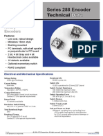 Series 288 Encoder: 16 MM Rotary Encoders