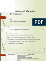 Appraising and Managing Performance
