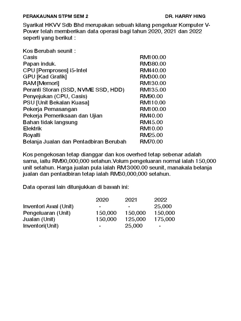 Perakaunan STPM Sem 2 2022  PDF