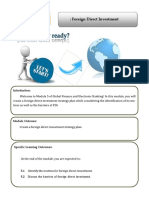 Module 5 - Foreign Direct Investment