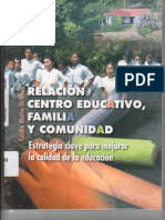 “Relación Centro Educativo, Familia y Comunidad, Estrategia Clave Para Mejorar La Calidad de La Educación”. (1)-1 (1)