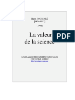 Valeur de La Science - Henri Poincaré (1908)