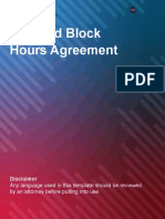 Pre-Paid Block Hours Agreement: Disclaimer