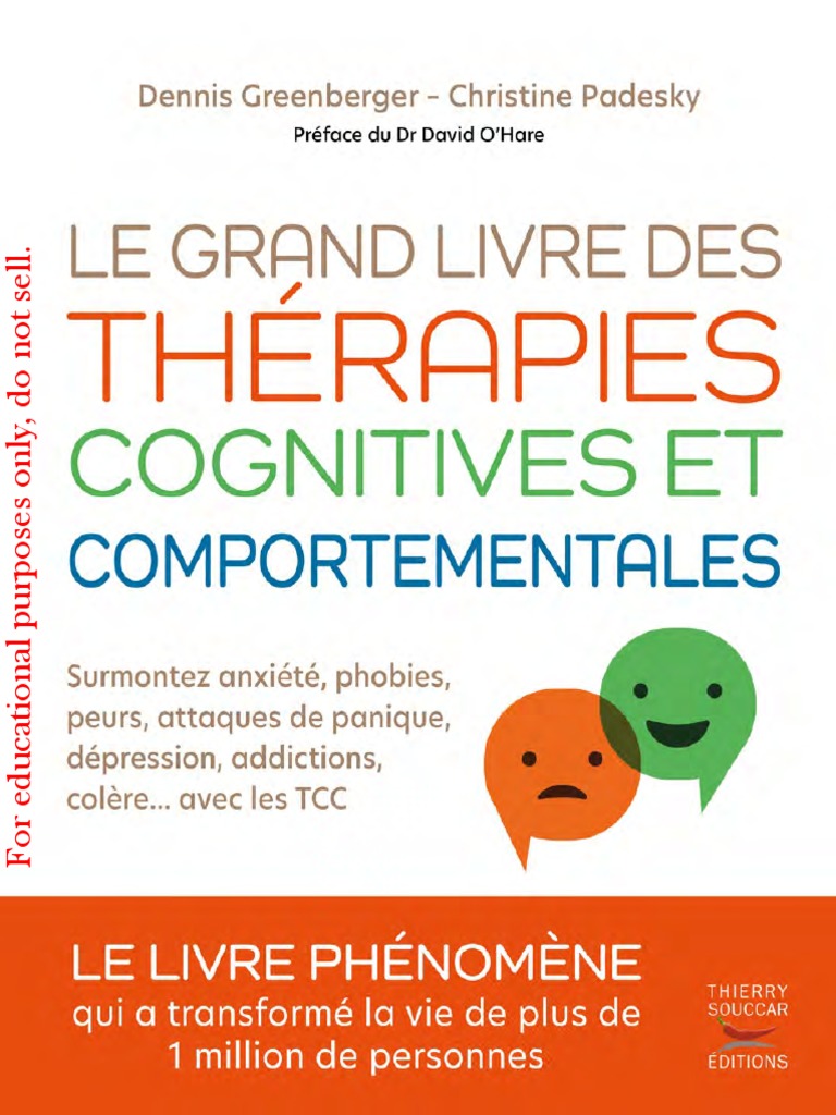 Le Grand Livre Des Thérapies Cognitives