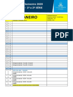 CalendA¡rio 1A. SEMESTRE 1A. e 2A. Sa©rie EM