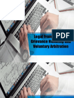 Legal Framework On Grievance Handling and Voluntary Arbitration