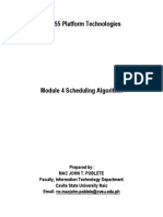 ITEC55 Platform Technologies Module 4 Scheduling Algorithm Summary