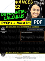 Jee Advanced 2022 - Differential Calculus