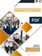 Laporan Kinerja Badan Litbang Perhubungan 2021