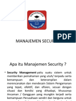 Manajemen Security