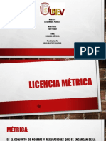 Licencia Metrica