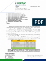 Surat Capaian Skrining RK SD Juli 2022