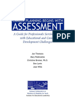 Assessment: Career Planning Begins With