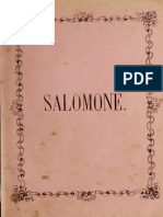ANDROET Cesare - SALOMONE Libretto by Geremia Barsottini 1884